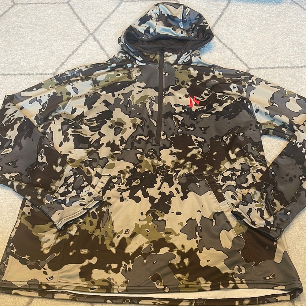 Killik Camo Mens 1/4 Zip Pullover Size XL